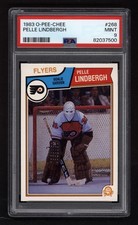 1983 OPC #268 PELLE LINDBERGH ROOKIE CARD PSA 9 MINT