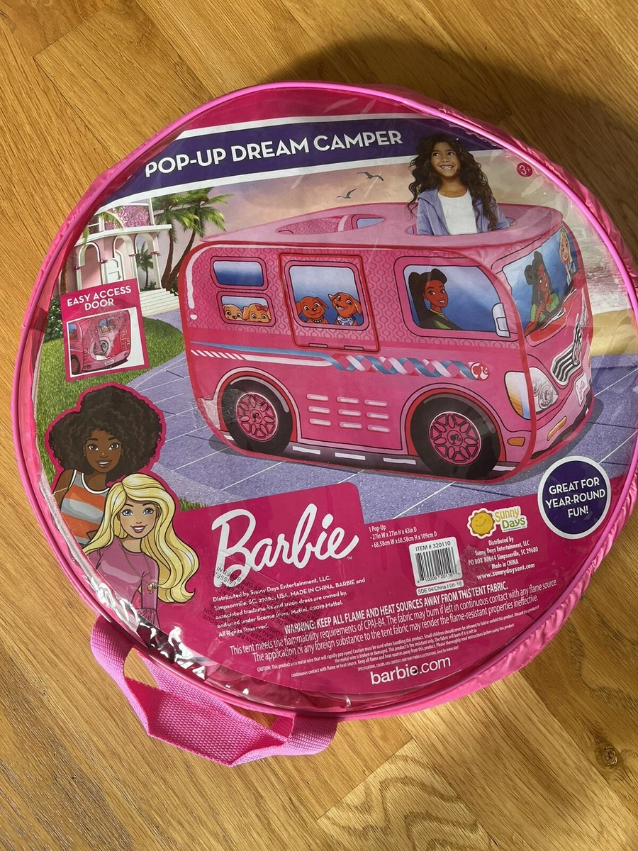 Barbie Dream Camper Pop Up Tent