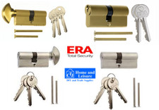 ERA Door Lock 6 PIN EURO DOUBLE & THUMBTURN CYLINDER  70mm & Extra key options