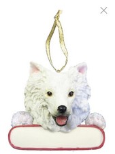 Pet Breed Christmas Ornament  American Eskimo  