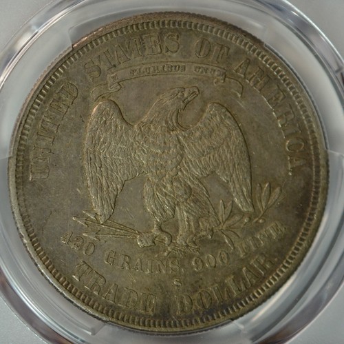 1877 S Trade dollar, PCGS AU50 - Picture 3 of 3