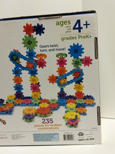 Learning Resources Gears! Gears! Gears! Mega Builds Construction Set 235-piece - Picture 6 of 10