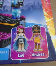 LEGO Friends Pop Star Show Stage with Andrea & Pop Star Livi Set 41105 OPEN Box