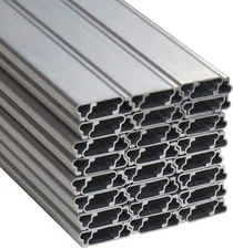 Jiggly Greenhouse Aluminum Lock U-Channel Only (6.5 ft.) - JWC66A (48 Pack)