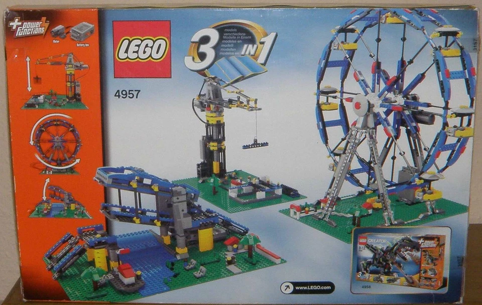 Lego Creator 4957 3in1 Riesenrad 100% komplett mit Originalkarton und Anleitung - Bild 2 von 3