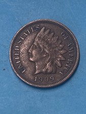 1909 Indian Head Cent - Better Date - VF+ - As Shown! (#0223)