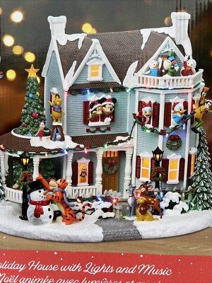 DISNEY ANIMATED HOLIDAY HOUSE WITH LIGHTS & MUSIC + 8 Song