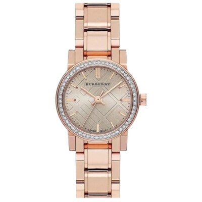 Burberry Uhr BU9225 Damen Roségold THE CITY 26 mm