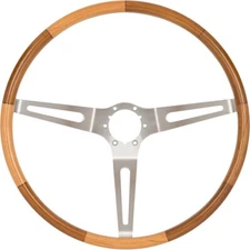 American Retro Teak Wood 16" Steering Wheel For 1963-1967 Chevy Corvette