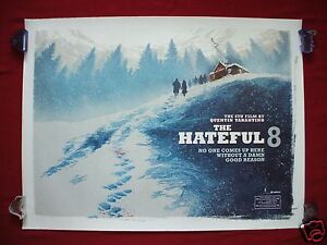 The Hateful 8 Eight 2015 Original British Quad Movie Poster D S