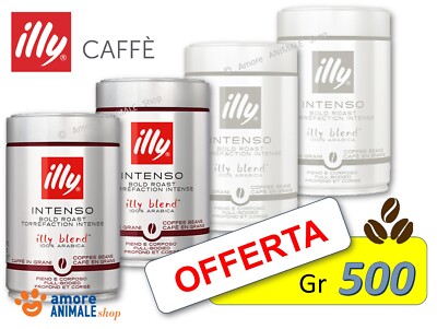 Illy Kaffeemühle Cafe Grano   500 Gr - (2x250 Gr) - Caffe Röstung Ab Gusto Tief