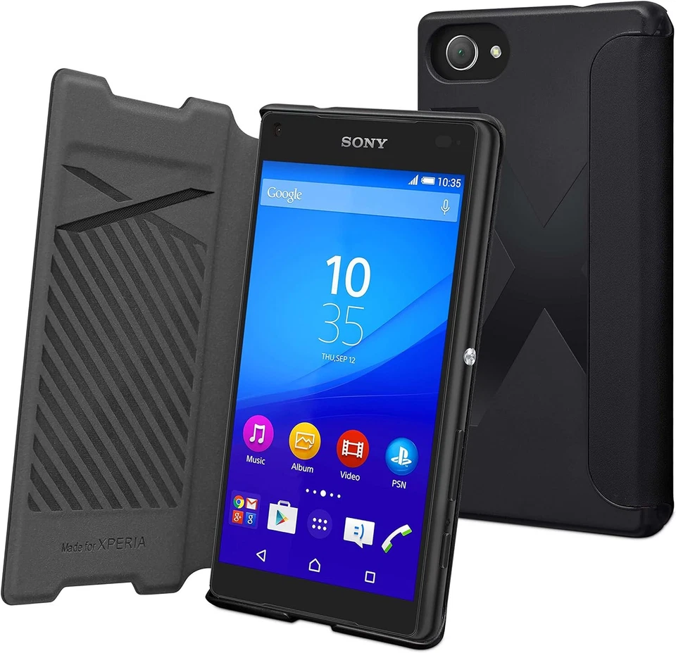 MFX SEEAF0034 Etui Folio pour Sony Xperia Z5 Compact Noir - Photo 1/1