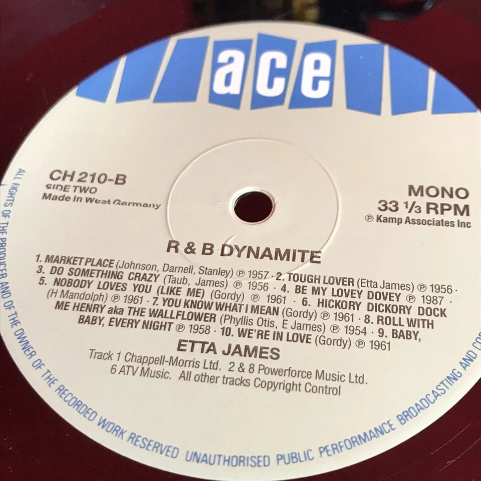 ETTA JAMES R&B Dynamite 1987 UK vinyl LP Roll With Me Henry I'm A Fool Hey - Image 3 of 4