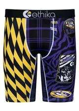 ETHIKA LSU MAKE NOISE PURPLE BLACK XL NWT