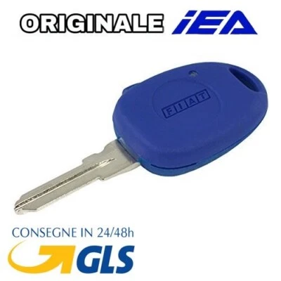 ES IEA ELETTRONICA chiave guscio cover scocca telecomando 1 tasto fiat multipla logo inciso blu.-