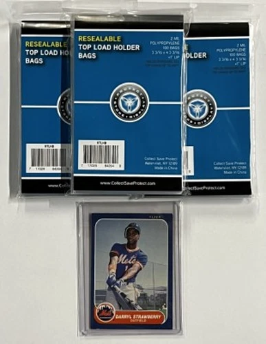 300 CSP Top LOAD Bags Top Loaders-Single Toploaders Perfect Fit to 55pt-59pt