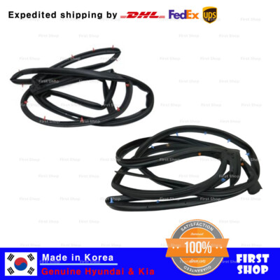 OEM 83130 831401W000 Rear Door Weatherstrip LH RH 2p 1set for Kia Rio 2012-2017