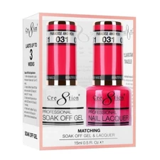 Cre8tion Soak Off Gel Polish & Matching Nail Lacquer - #31 Paradise and You