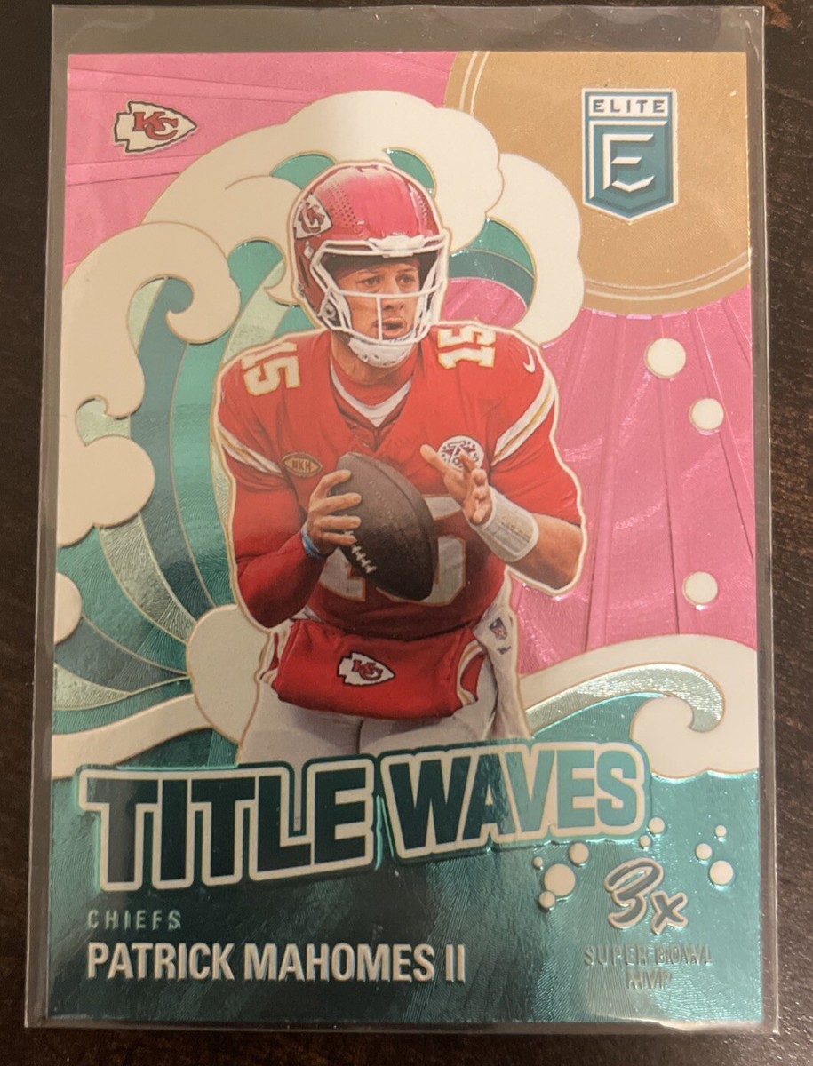 2024 Panini Donruss Elite Patrick Mahomes #10 Title Waves PINK