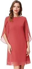 GRACE KARIN Women Loose Chiffon Dress Elegant Evening Dress for Cocktail Party M