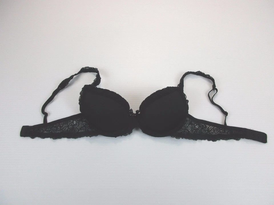*HILARACIÓN* SUJETADOR PUSH UP NEGRO MUJER TALLA 32A Foto 4 de 4