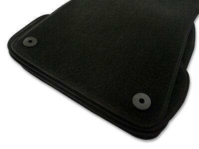 VELOURS FUßMATTEN für SUBARU BRZ (2012 - ...) SCHWARZ, STOPPER, PREMIUM