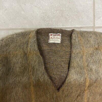 VINTAGE MCGREGOR POWDER SNOW 'Tan' MOHAIR & WOOL PULLOVER V VINTAGE MCGREGOR POWDER SNOW 'Tan' MOHAIR & WOOL PULLOVER V