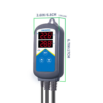 Inkbird 230V Only Heat WIFI Temperature Controller Dual Probe ITC-306A  Aquarium | eBay