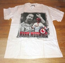 Vintage 90s Mark McGwire St. Louis Cardinals MLB Home Run Graphic T-Shirt White