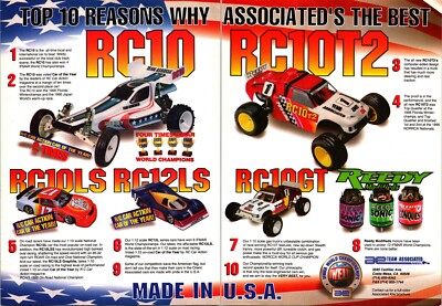 Team AE RC10T2 RC Print Ad Wall Art Decor RC10B2 RC10LS RC12LS | eBay