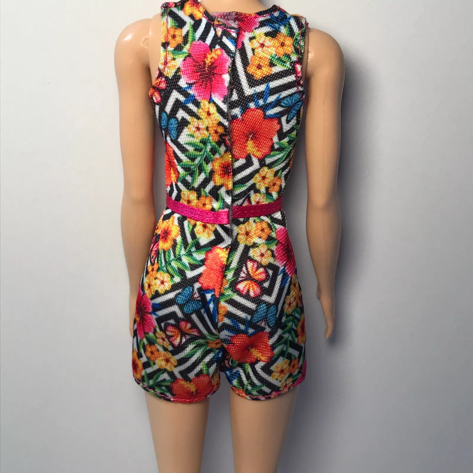  floral romper outfit mani pedi set 