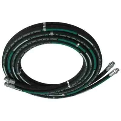 DYNATEX Breaker Hose Hydraulic Twin 6m Set 1/2" Thread Male Adaptor For JCB Altrad Belle