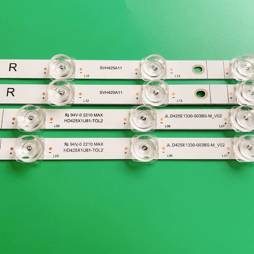 LED strips For Hisense 43R6E3 43R61G JL.D425E1330-003BS-M_V02 SVH425A11 - Picture 4 of 7