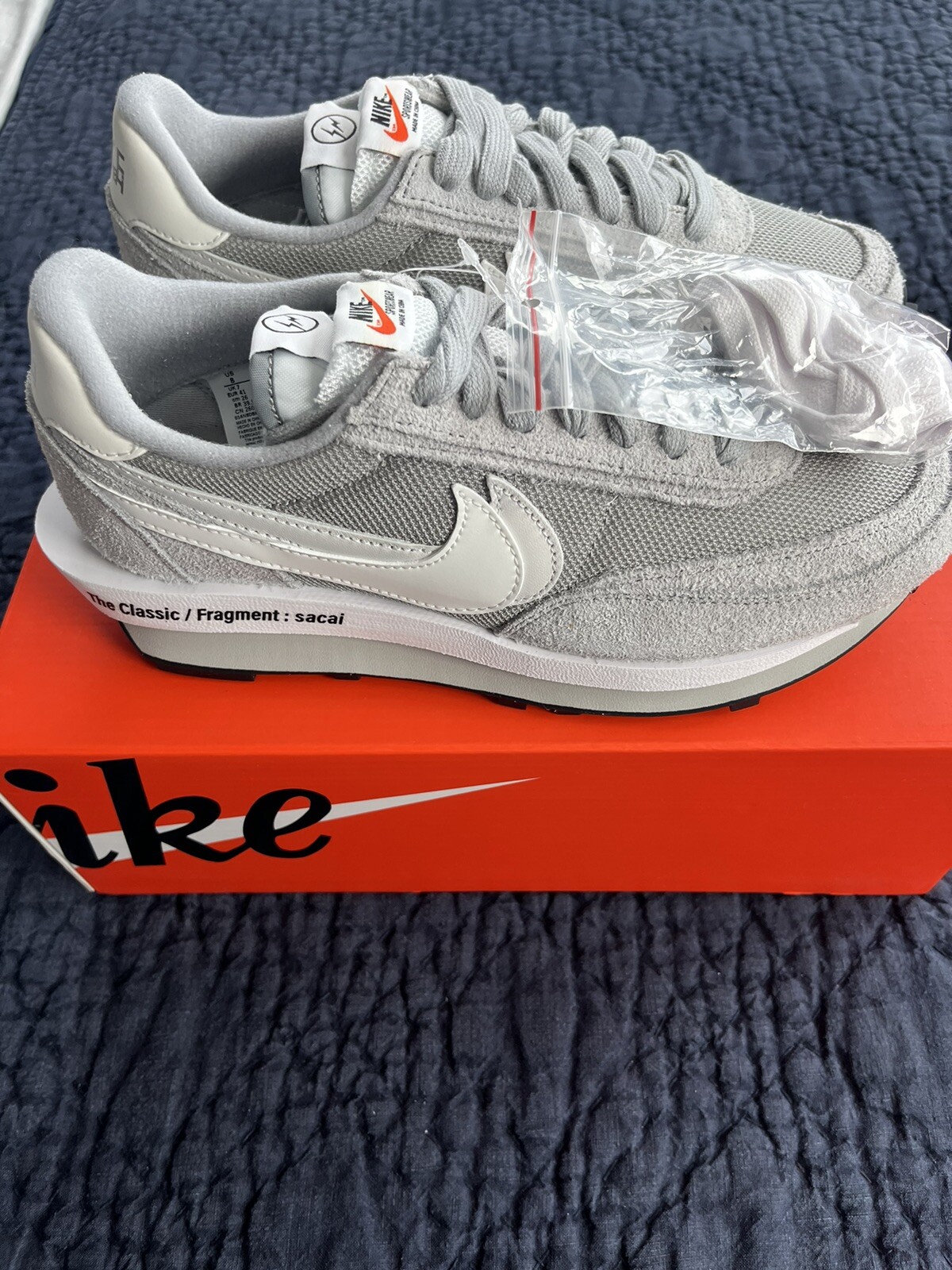 SACAI X NIKE Taglia 8 Nike LDV Waffle x Fragment Design x Sacai Grigio