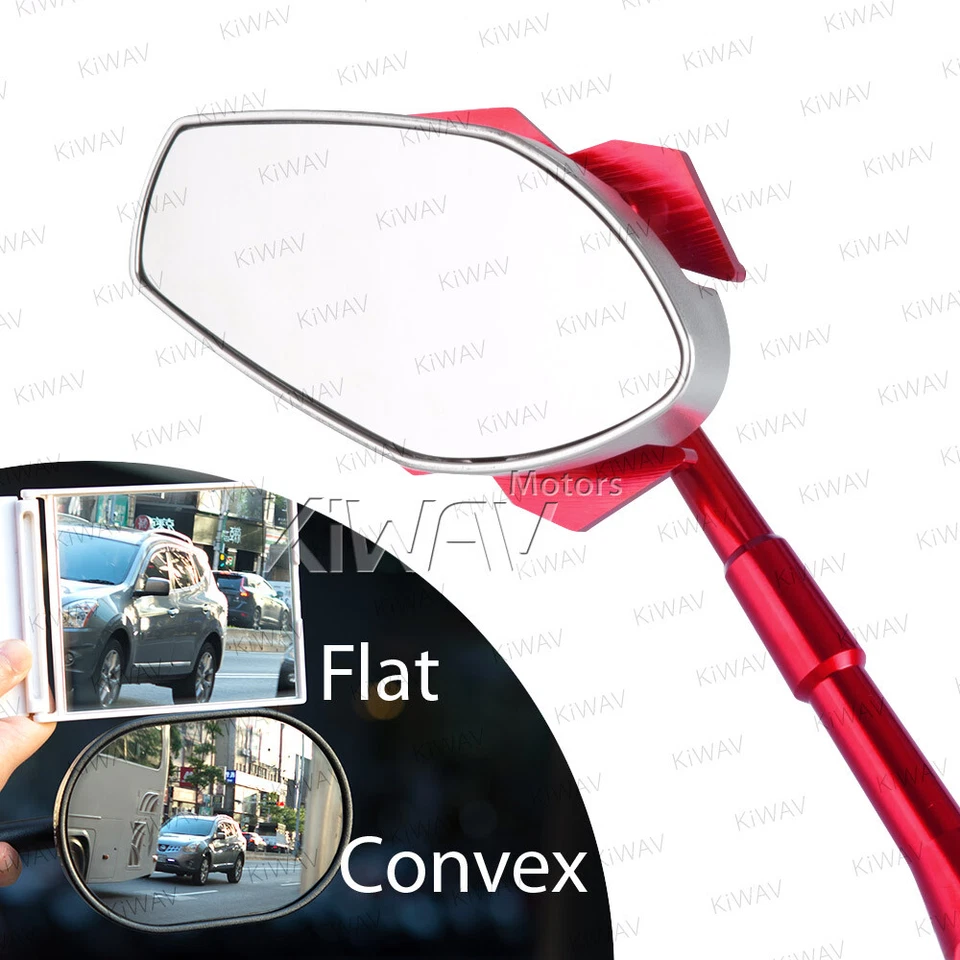 VAWiK Magazi mirror model VIPER red adjustable fits Yamaha Virago 920 1000 1100 - Imagem 3 de 4