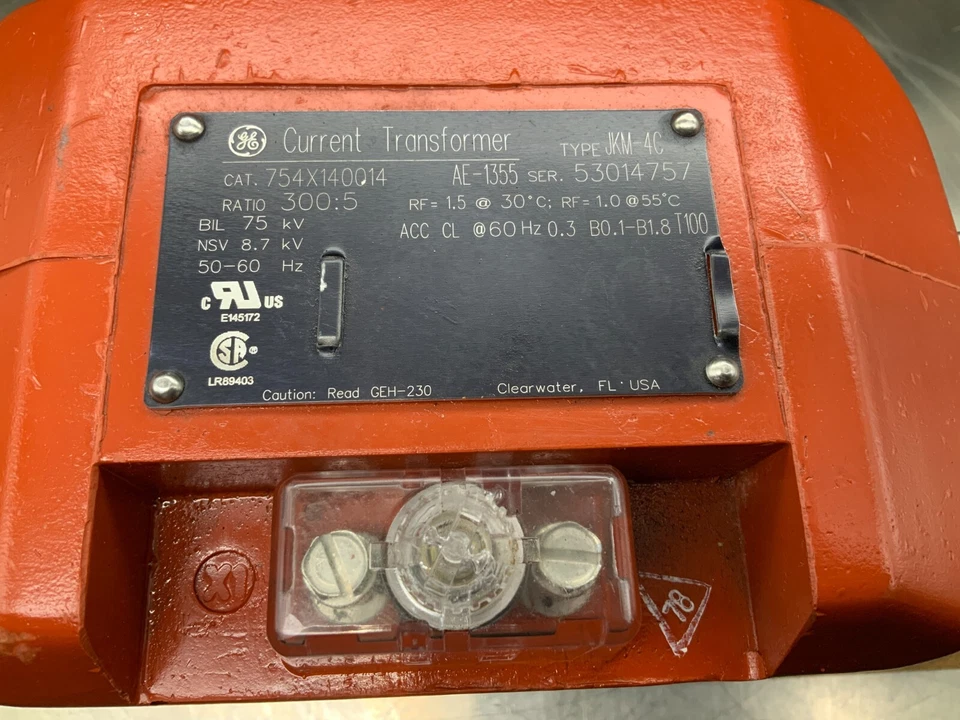 GE 754X140014 Current Transmitter Type JKM-4C - Image 2 of 4