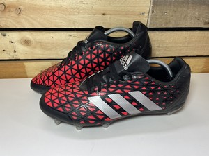 black metal studs football boots
