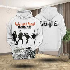The Beatles Twist And Shout Pullover Hoodie, S-5XL Size, Music Lovers, For Men