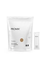 Promix Creatine Monohydrate Stick Packs | 5g of Micronized Creatine | Support...