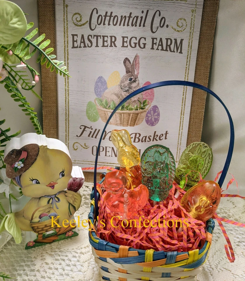 Easter Clear Toy Candy, Barley Lollipops - 20 Lollipops - Image 3 of 4