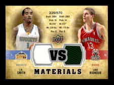 2009-10 Upper Deck #VS-RS J.R. Smith / Luke Ridnour VS Materials #/570