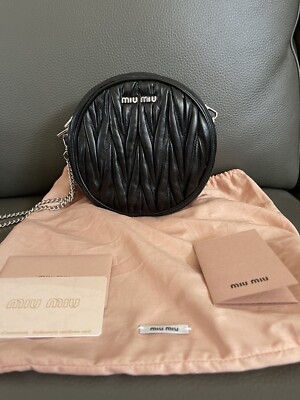 miu miu matelassé mini crossbody bag