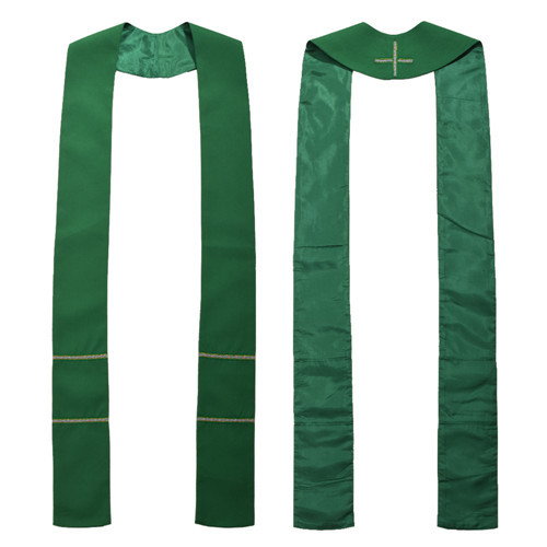 Catholic Priest Green PX Embroidered Chasuble Robe Cope