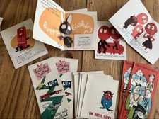 Novo Laughs Assorted Vintage Greeting Cards 1950’s Made In USA