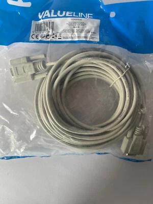 VALUELINE VLCP52010I150 Serielles Verlängerungskabel 15m Serial Extension Cable