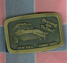 Belt Buckle Spec Cast Inc. New Idea Demo Days Stong on Value!  Farm Machinery