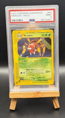 ARIADOS HOLO H3/147 AQUAPOLIS POKEMON PSA 9