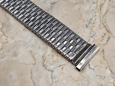 Speidel USA Stainless Steel Watch Band Expansion Bracelet 18.6 mm 3/4'' Vintage