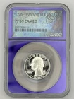 1776 - 1976 S NGC PF 69 Cameo Proof Silver Washington Quarter