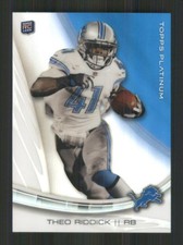 2013 Topps Platinum #109 Theo Riddick RC Detroit Lions 43655